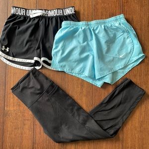 Girl’s Activewear (2 shorts, 1 legging)